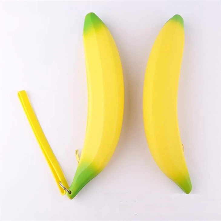 Custom Factory Silicone Banana Shape Purse