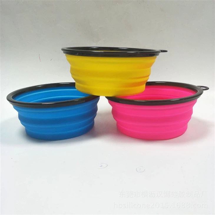 Silicone Cats Foldable Feeding Watering Dish
