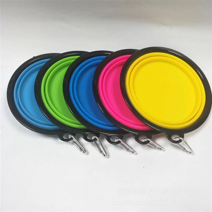 Silicone Cats Foldable Feeding Watering Dish
