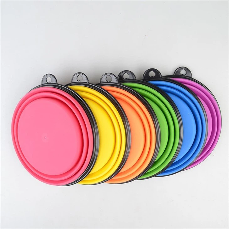 Silicone Cats Foldable Feeding Watering Dish
